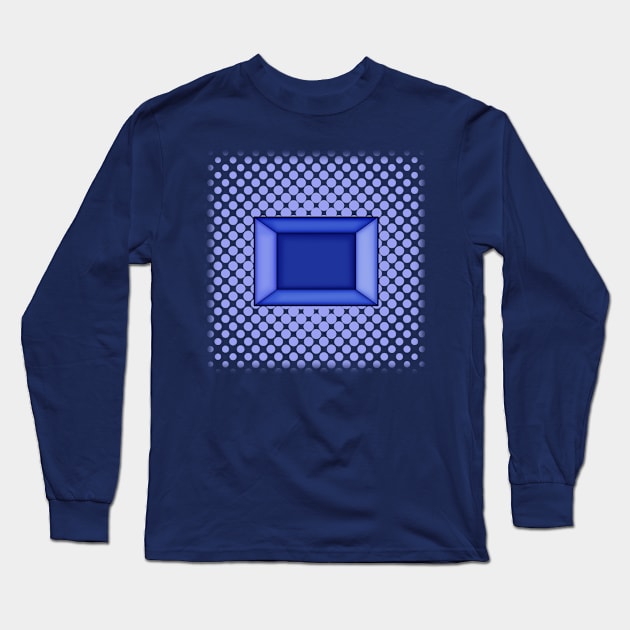 Blue Zircon Gem Long Sleeve T-Shirt by Blackmoonrose13